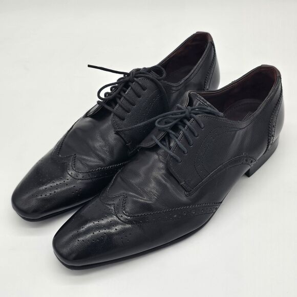 Ted Baker Finbarr Lace Up Tuxedo Oxford Men\'s 9 Black Wingtip main image 6